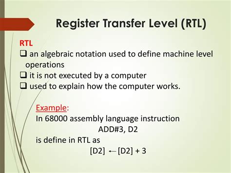 rtl meaning computer
